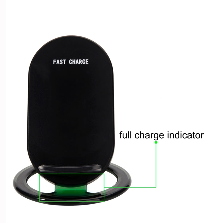 N900 Universal 2-coils Fast Wireless Stand Charger(Black)