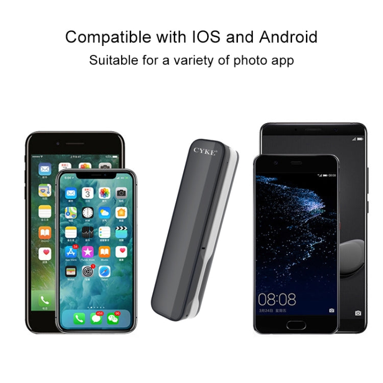 CYKE M1 Mini Universal Foldable Hidden One-piece Wireless Bluetooth Selfie Stick without Fill Light