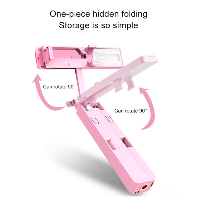CYKE M1 Mini Universal Foldable Hidden One-piece Wired Control Selfie Stick without Fill Light