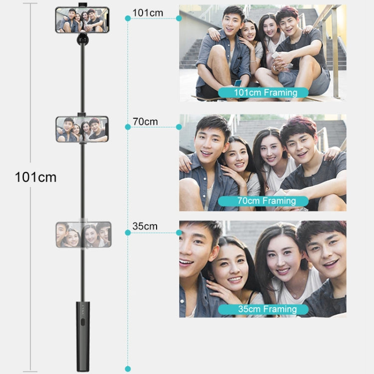 CYKE P9 Universal Stretchable Hidden One-piece Wireless Bluetooth Selfie Stick