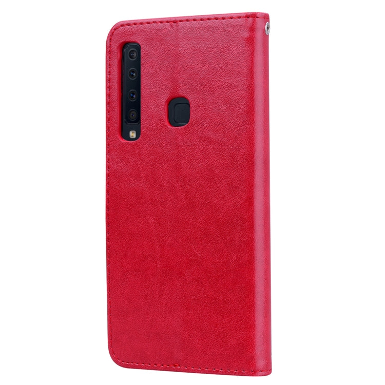 Rose Embossed Horizontal Flip PU Leather Case for Samsung Galaxy A9 (2018) , with Holder & Card Slots & Wallet