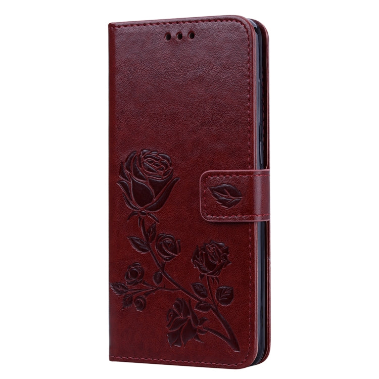 Rose Embossed Horizontal Flip PU Leather Case for Samsung Galaxy A9 (2018) , with Holder & Card Slots & Wallet