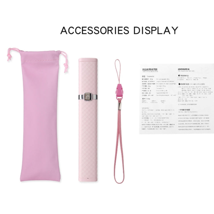 CYKE S3 Hidden One-piece Lipstick Shape Wireless Bluetooth Selfie Stick with Rear Mirror(Pink)
