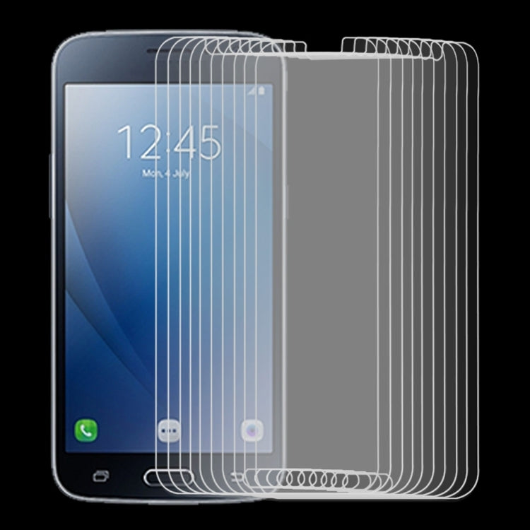10 PCS 9H 2.5D Tempered Glass Film for Galaxy J2 (2016)