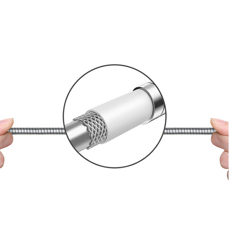 TOTUDESIGN 1m 2.1A Stainless Steel Type-C to USB Data Sync Quick Charger Cable, For Galaxy S7 & S7 Edge / LG G4 / Huawei P8 / Xiaomi Mi4 and other Smartphones(Black)