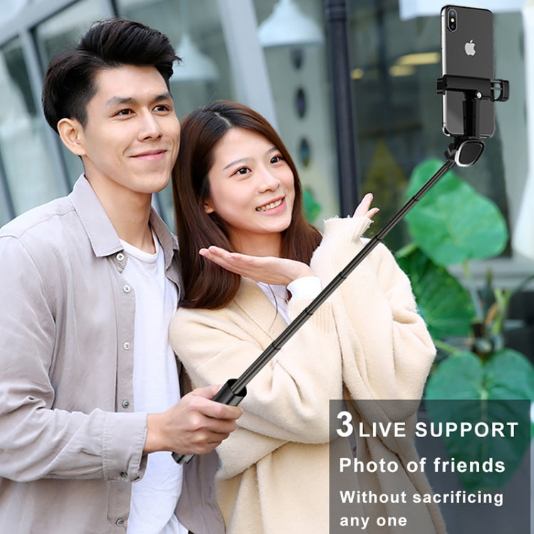 CYKE One-piece Lipstick Shape Wireless Bluetooth Selfie Stick with Hidden Tripod & Remote Control