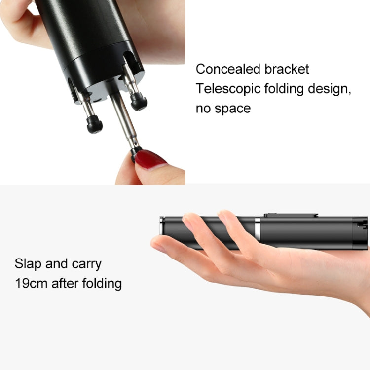 CYKE One-piece Lipstick Shape Wireless Bluetooth Selfie Stick with Hidden Tripod & Remote Control