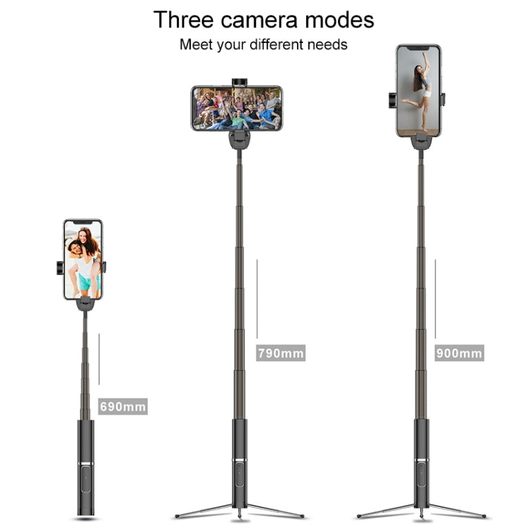 CYKE One-piece Lipstick Shape Wireless Bluetooth Selfie Stick with Hidden Tripod & Remote Control