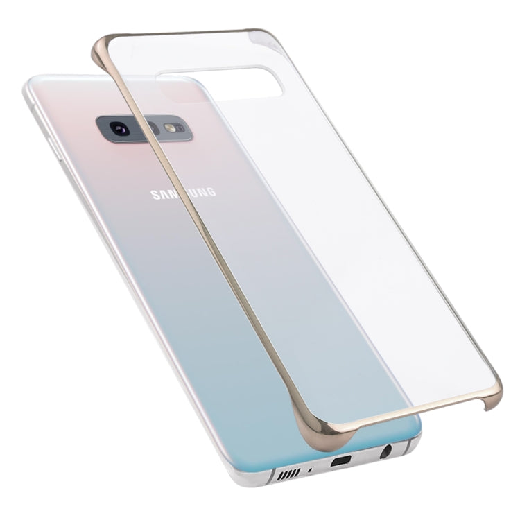 Ultra-thin Transparent Plating PC Protestive Back Case for Galaxy S10e
