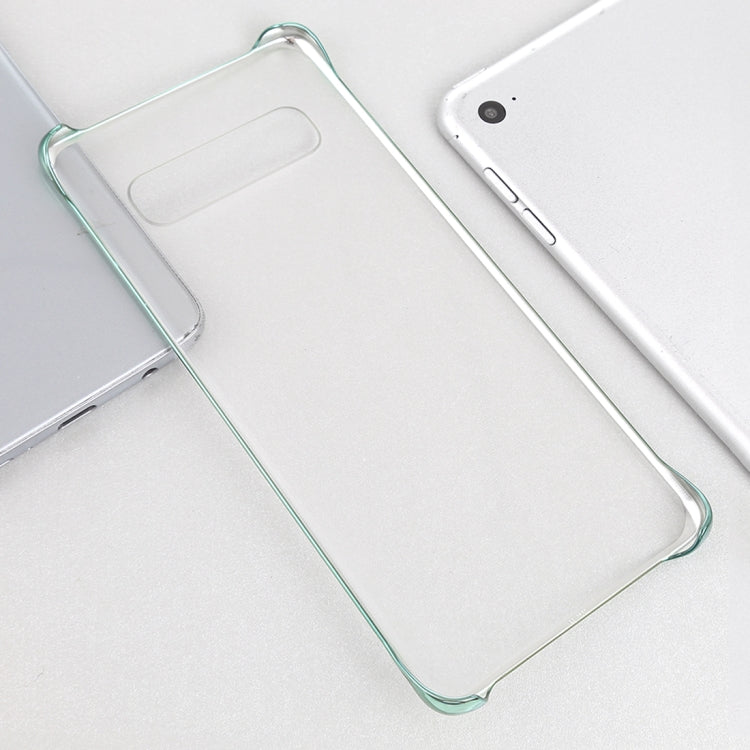 Ultra-thin Transparent Plating PC Protestive Back Case for Galaxy S10+
