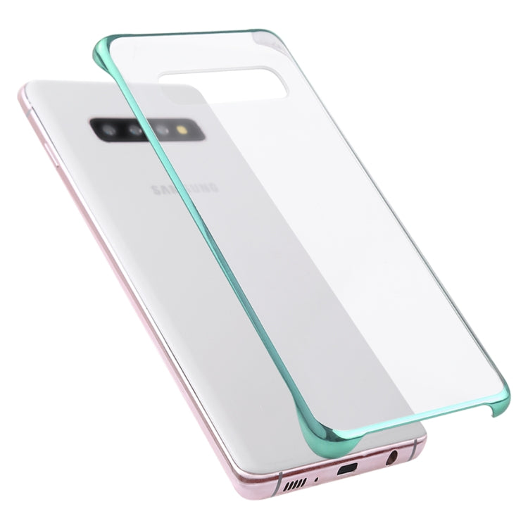 Ultra-thin Transparent Plating PC Protestive Back Case for Galaxy S10