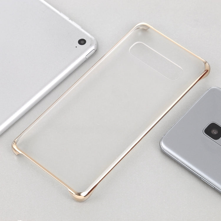 Ultra-thin Transparent Plating PC Protestive Back Case for Galaxy S10