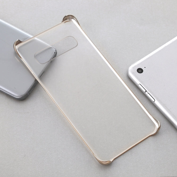 Ultra-thin Transparent Plating PC Protestive Back Case for Galaxy S10