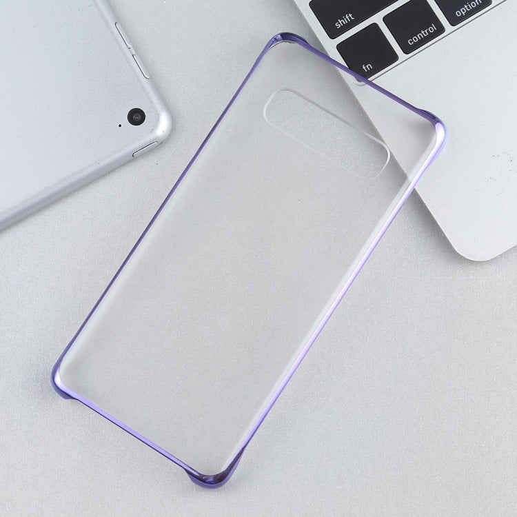 Ultra-thin Transparent Plating PC Protestive Back Case for Galaxy S10