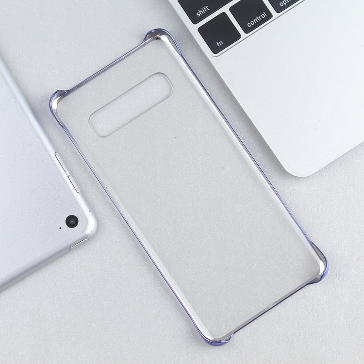 Ultra-thin Transparent Plating PC Protestive Back Case for Galaxy S10