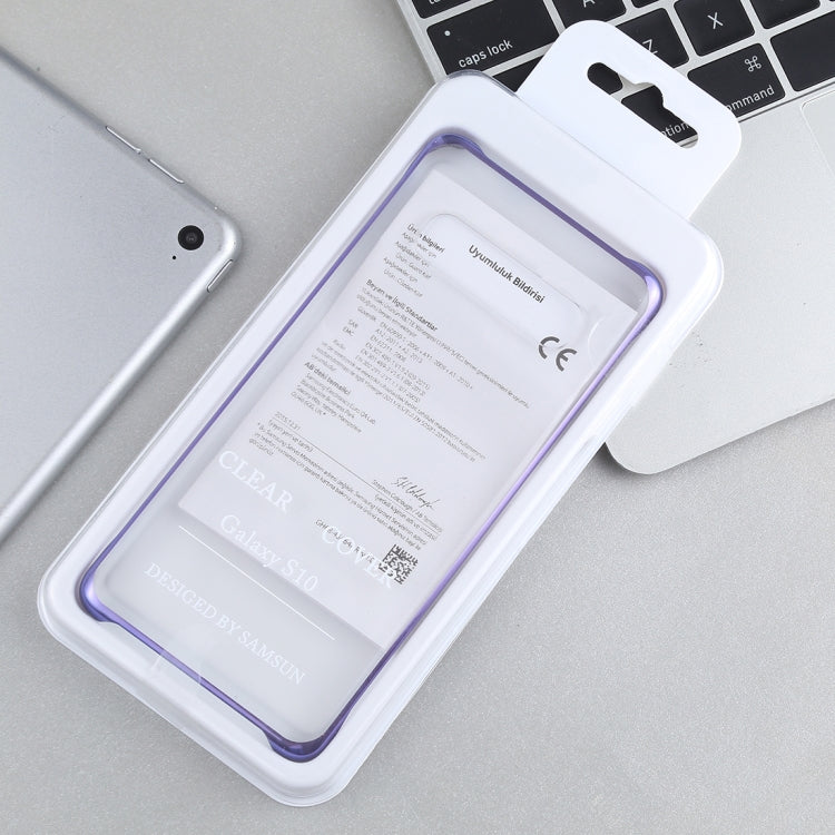 Ultra-thin Transparent Plating PC Protestive Back Case for Galaxy S10