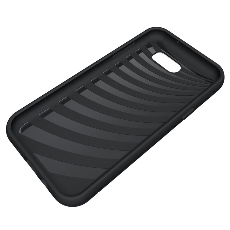 For Galaxy J3 (2017) / J3 Prime(US Version) Brushed Texture Separable PC + TPU Protective Combination Back Case with Holder & Card Slot
