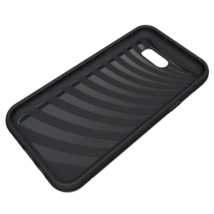 For Galaxy J3 (2017) / J3 Prime(US Version) Brushed Texture Separable PC + TPU Protective Combination Back Case with Holder & Card Slot