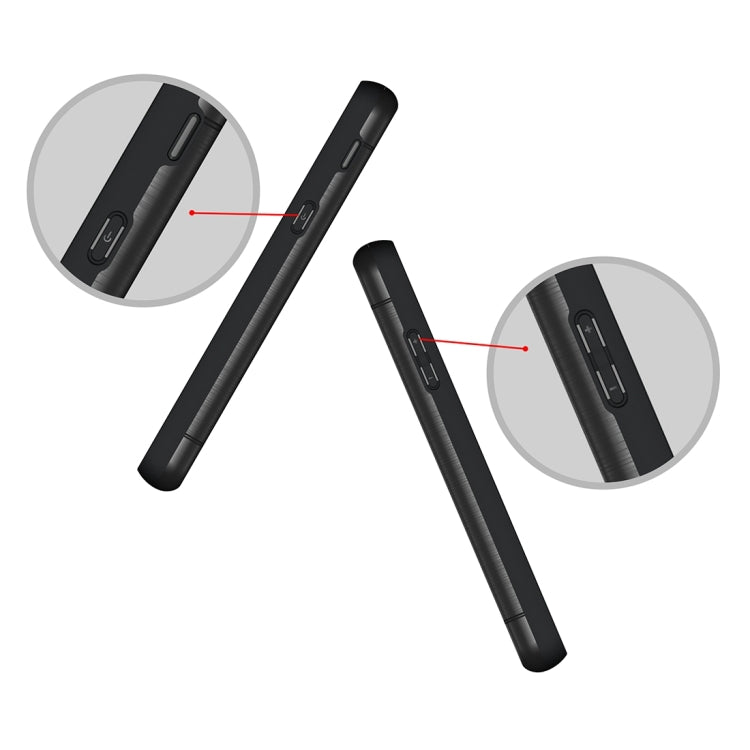 For Galaxy J5 (2017)(US Version) Brushed Texture Separable PC + TPU Protective Combination Back Case with Holder & Card Slot