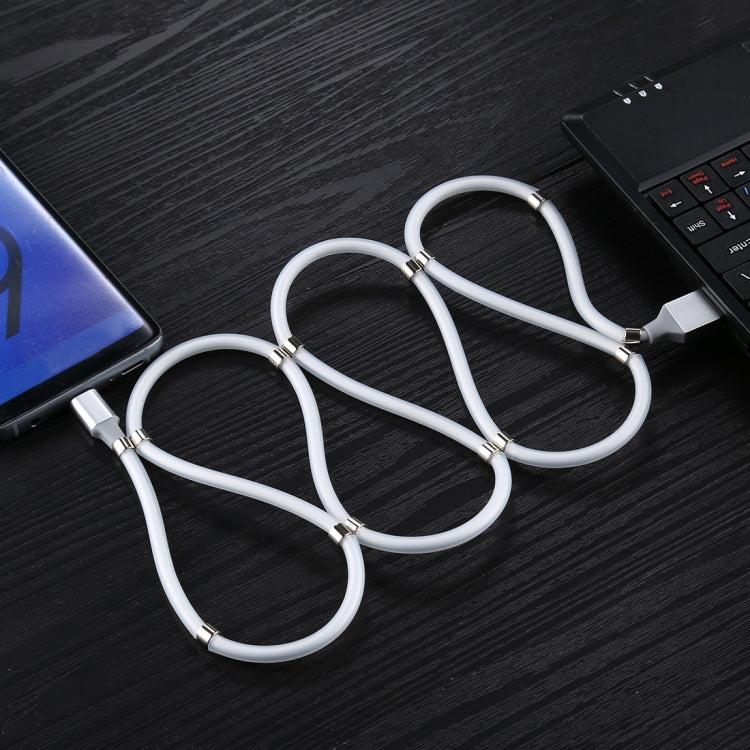 USB to USB-C / Type-C Magnetic Attraction Data Cable, Cable Length: 1m