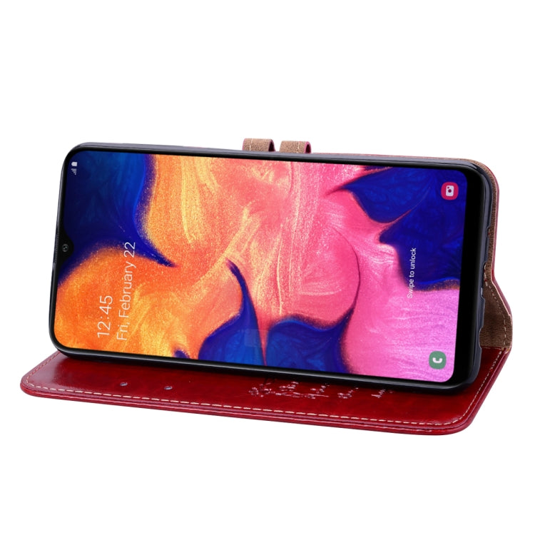 Business Style Oil Wax Texture Horizontal Flip Leather Case for Galaxy A10, with Holder & Card Slots & Wallet