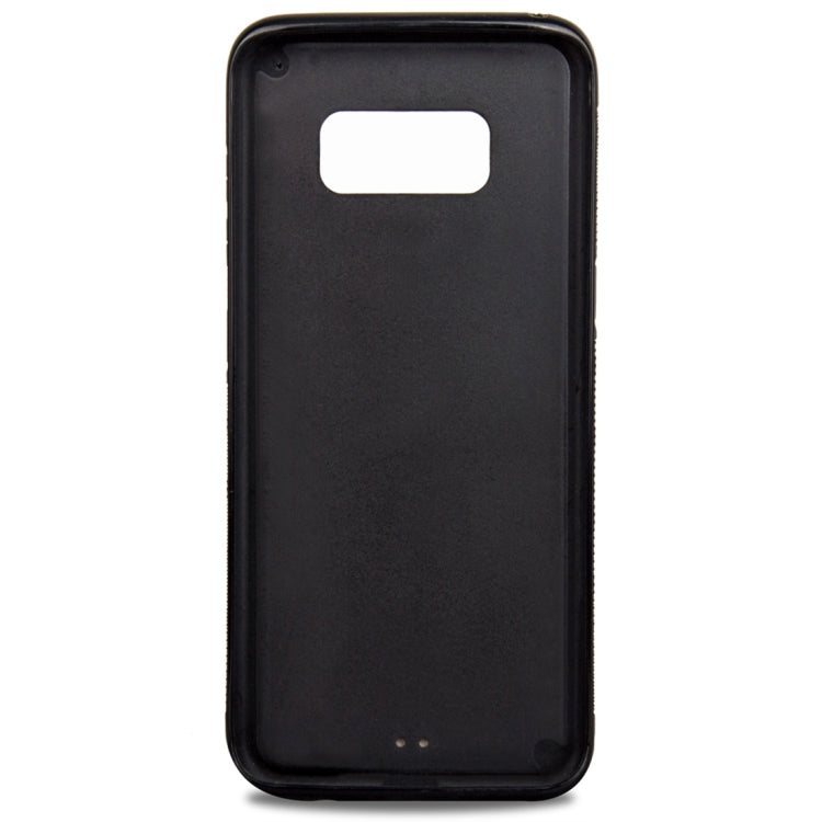 For Galaxy S8 Zipper Earphones Storage Magnetic Frosted Leather Case with Holder & Card Slots & Wallet