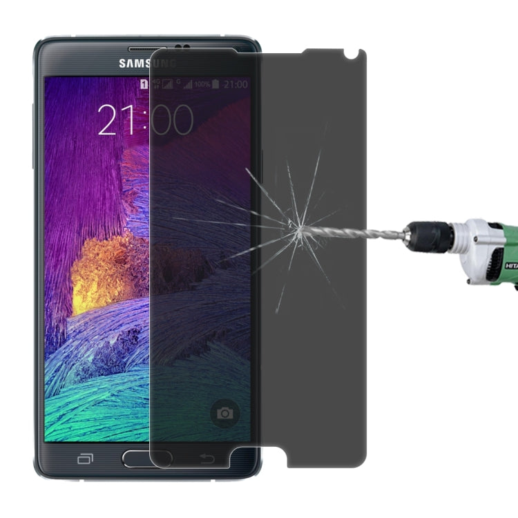 For Galaxy Note 4 / N910 2.5D Privacy Anti-glare Non-full Tempered Glass Screen Protector