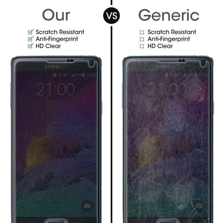 For Galaxy Note 4 / N910 2.5D Privacy Anti-glare Non-full Tempered Glass Screen Protector