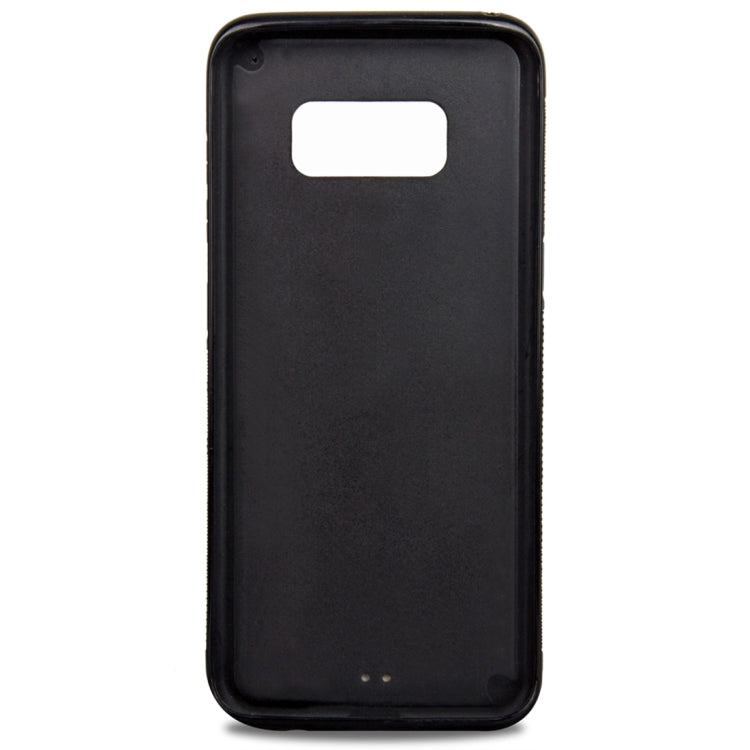 For Galaxy S8+ Zipper Earphones Storage Magnetic Frosted Leather Case with Holder & Card Slots & Wallet