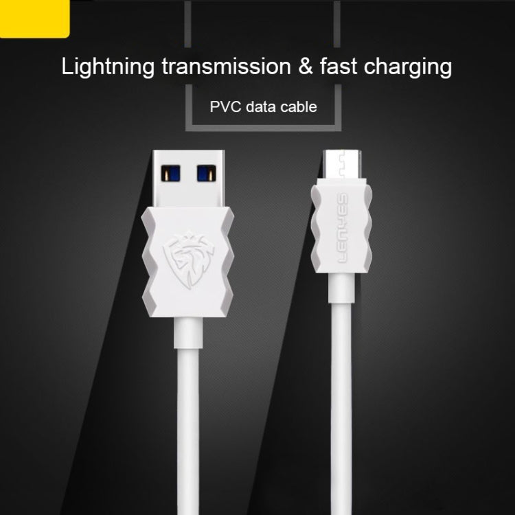Lenyes LC807 1m 2.1A Output USB to USB-C / Type-C PVC Data Sync Fast Charging Cable