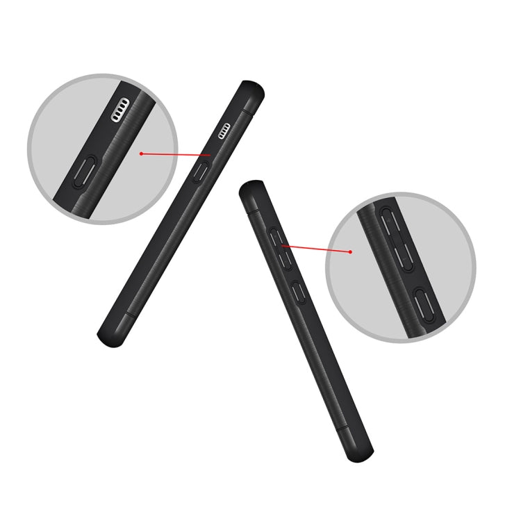For Galaxy A8 (2018) Brushed Texture Separable PC + TPU Protective Combination Back Case with Holder & Card Slot