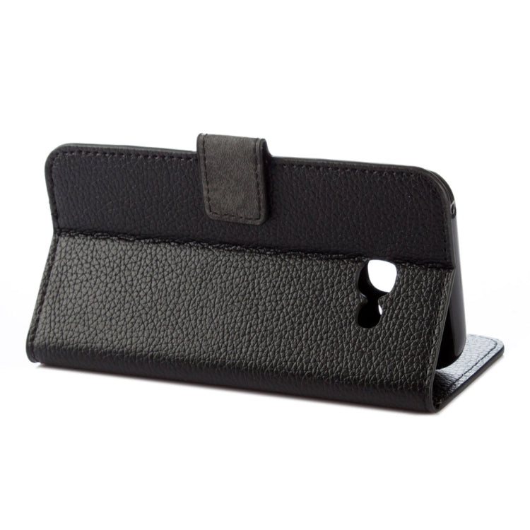For Galaxy A5 (2017) / A520 Litchi Texture Horizontal Flip Leather Case with Holder & Card Slots & Wallet