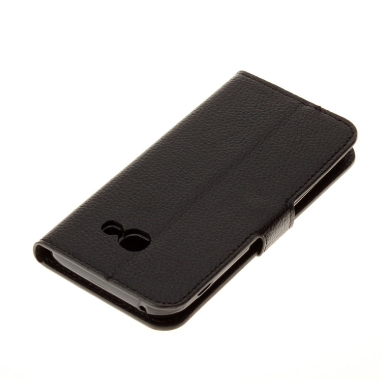 For Galaxy A5 (2017) / A520 Litchi Texture Horizontal Flip Leather Case with Holder & Card Slots & Wallet