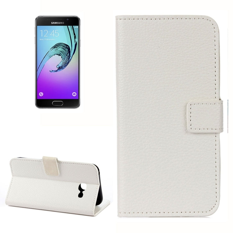 For Galaxy A5 (2017) / A520 Litchi Texture Horizontal Flip Leather Case with Holder & Card Slots & Wallet