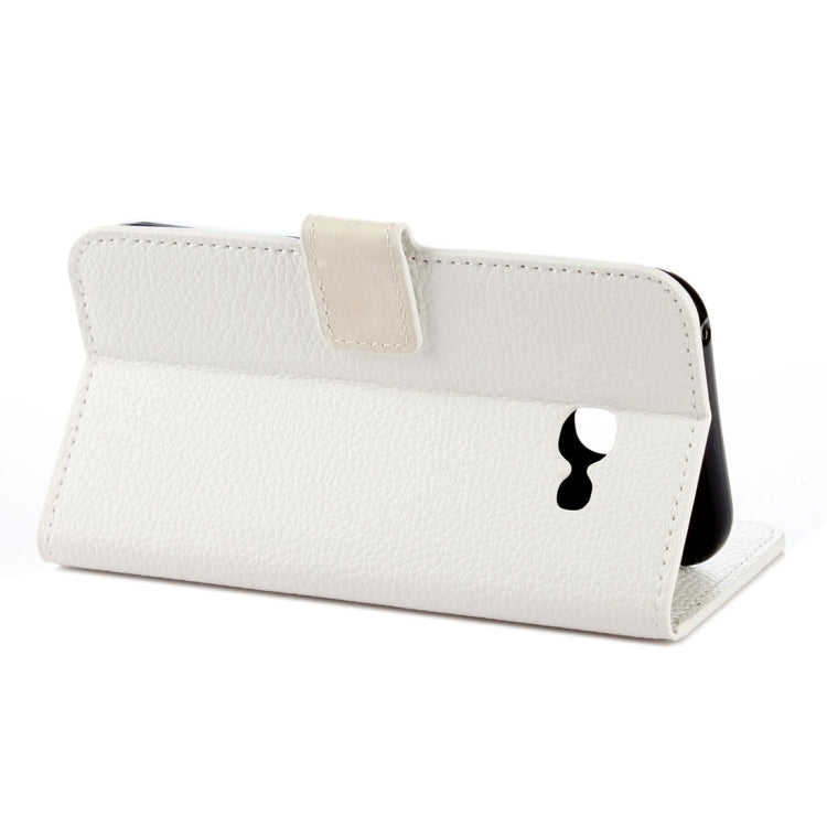 For Galaxy A5 (2017) / A520 Litchi Texture Horizontal Flip Leather Case with Holder & Card Slots & Wallet