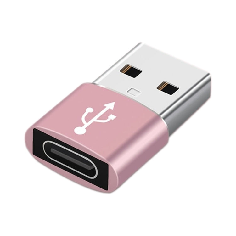 USB-C / Type-C Female to USB 3.0 Male Aluminum Alloy Adapter, Support Charging & Transmission Data