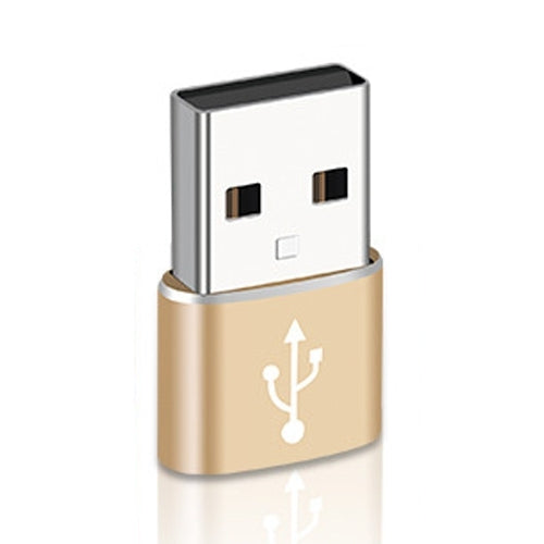 USB-C / Type-C Female to USB 3.0 Male Aluminum Alloy Adapter, Support Charging & Transmission Data