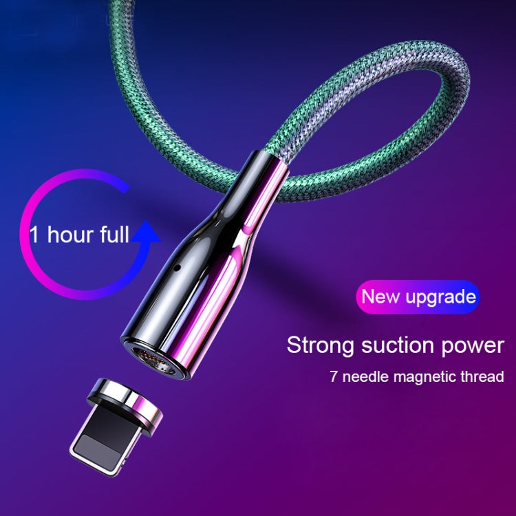 CAFELE Zhen Magnetic Series USB-C / Type-C Round Head Magnetic Suction Fast Charging Data Cable Line Length: 1.2m(Black)