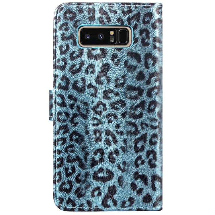 For Galaxy Note 8 Leopard Pattern Horizontal Flip Leather Case with Holder & Card Slots & Wallet & Photo Frame & Lanyard