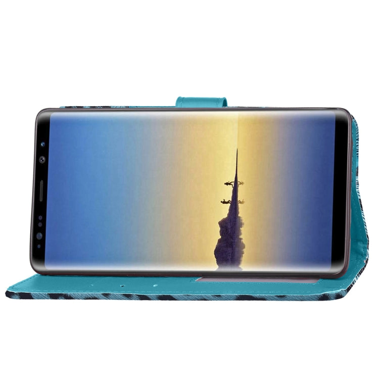 For Galaxy Note 8 Leopard Pattern Horizontal Flip Leather Case with Holder & Card Slots & Wallet & Photo Frame & Lanyard