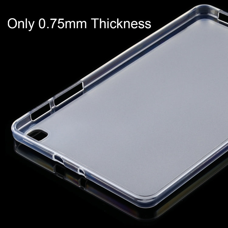 For Samsung Galaxy Tab A 8.4 (2020) 0.75mm Ultrathin Outside Glossy Inside Frosted TPU Soft Protective Case