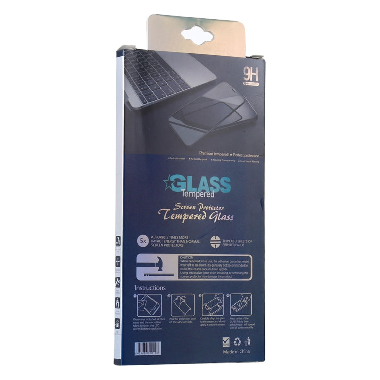 50 PCS Rhino Pattern Paper Outer + Plastic Inner Packaging Box for Tempered Glass Screen Protector