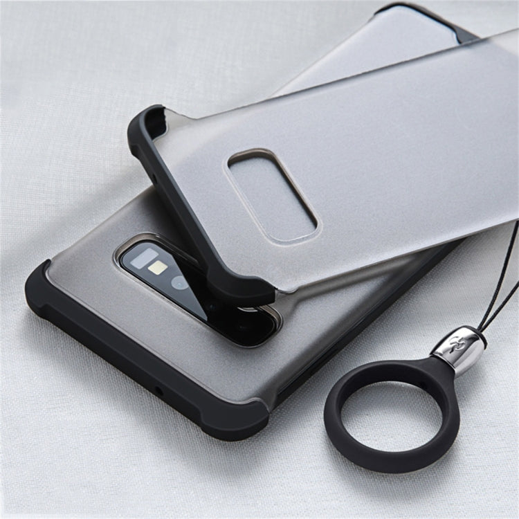 XUNDD Matin Series Shockproof TPU Protective Case for Galaxy S10 E, with Ring (Black)