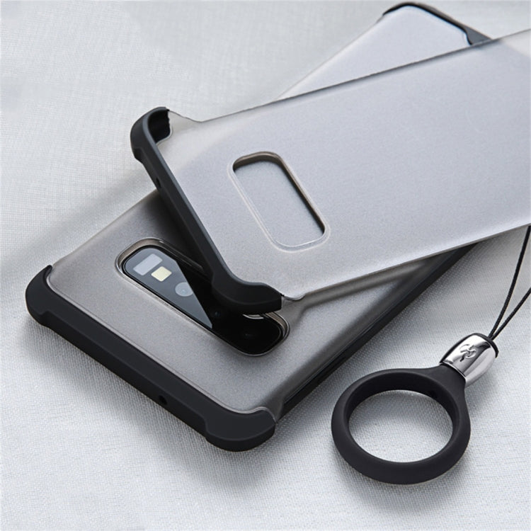XUNDD Matin Series Shockproof TPU Protective Case for Galaxy S10 E, with Ring (Black)