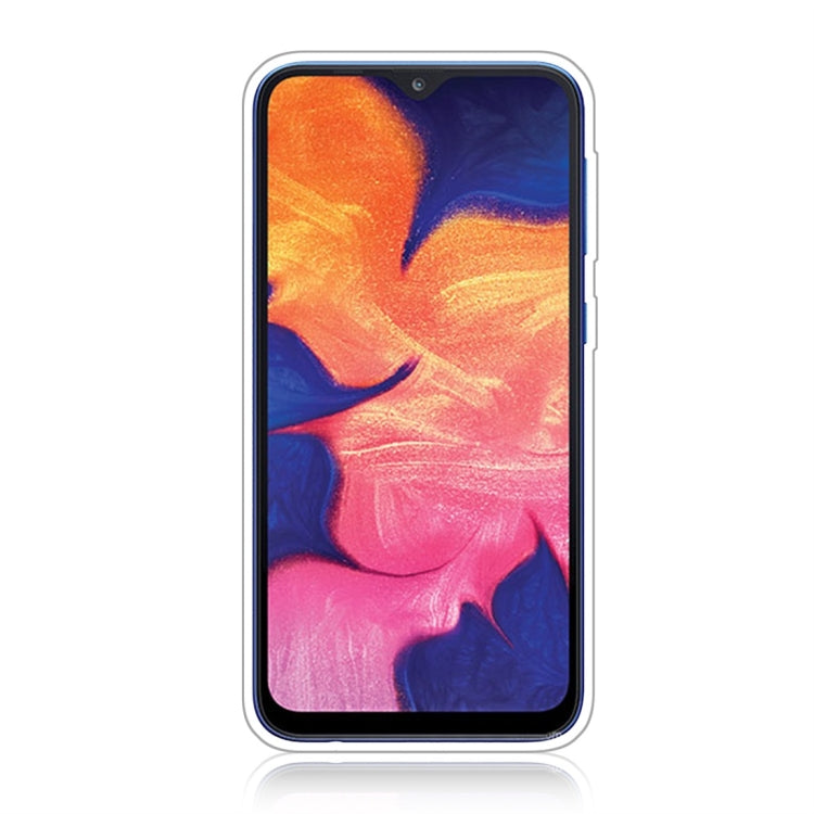 Glittery Powder Shockproof TPU Protective Case for Galaxy A10, with 360 Degree Rotation Ring Holder