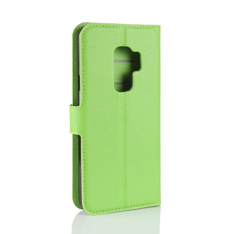 For Galaxy S9+ Litchi Texture Horizontal Flip Leather Case with Holder & Wallet & Card Slots
