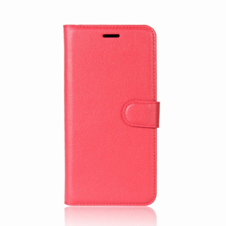 For Galaxy S9+ Litchi Texture Horizontal Flip Leather Case with Holder & Wallet & Card Slots