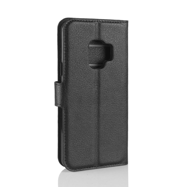 For Galaxy S9 Litchi Texture Horizontal Flip Leather Case with Holder & Wallet & Card Slots