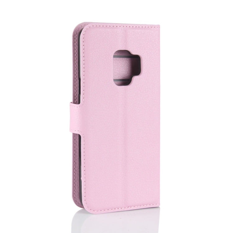 For Galaxy S9 Litchi Texture Horizontal Flip Leather Case with Holder & Wallet & Card Slots