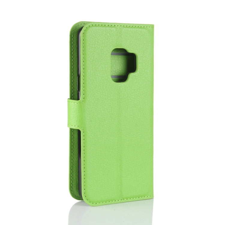 For Galaxy S9 Litchi Texture Horizontal Flip Leather Case with Holder & Wallet & Card Slots